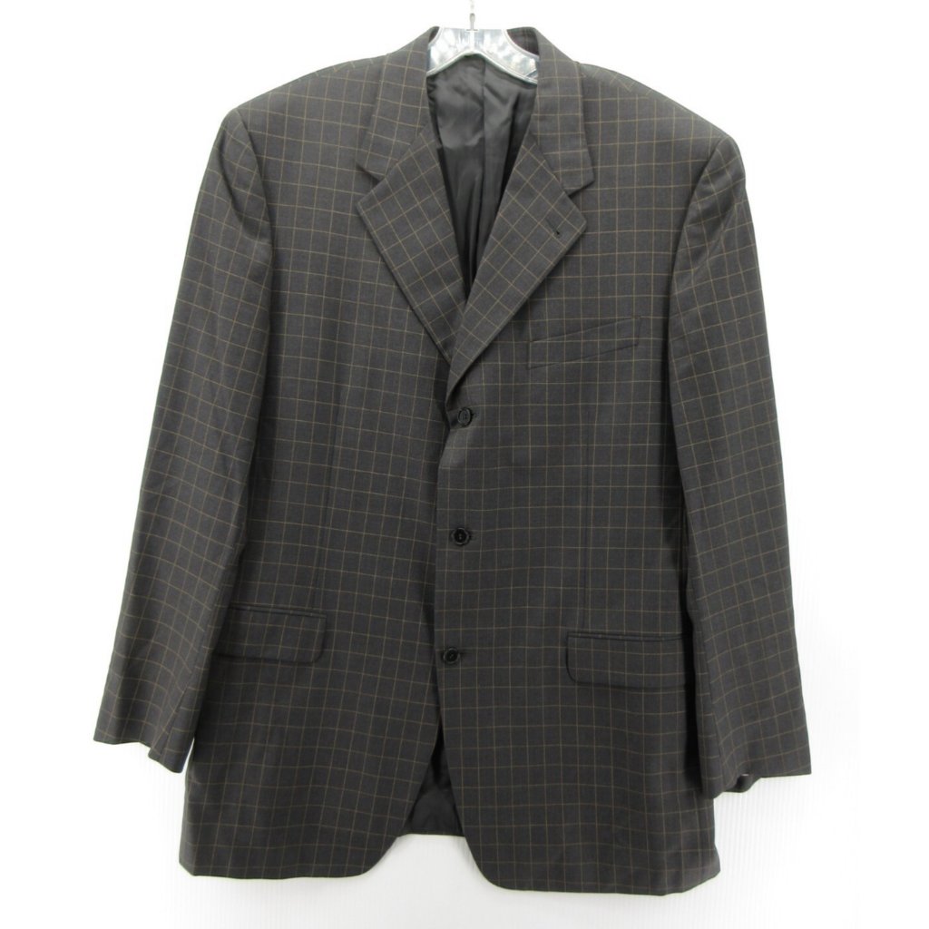 Canali Proposta Sport Coat 44 L Bernini Blazer Wool Super 120s It 54